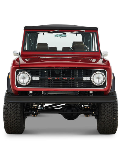 Classic Ford Bronco during a beach story