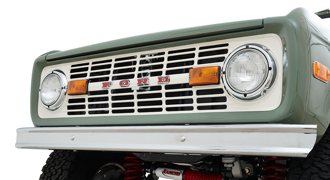 Classic Ford Bronco front grille