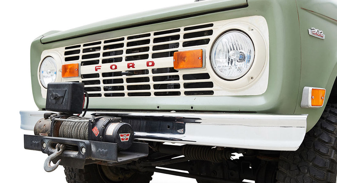 Classic Ford Bronco front grille