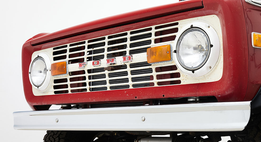 Classic Ford Bronco front grille