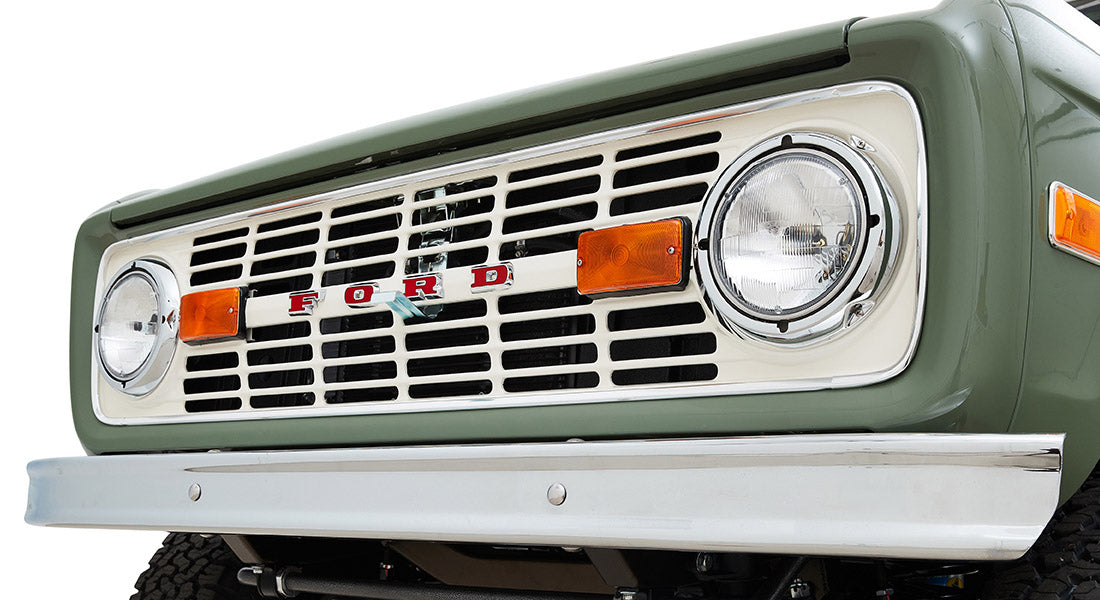 Classic Ford Bronco front grille