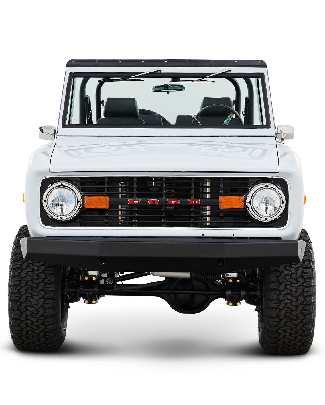 Classic Ford Bronco front view