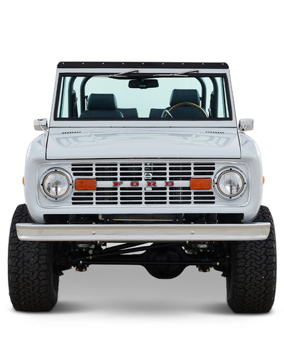 Classic Ford Bronco during a beach story