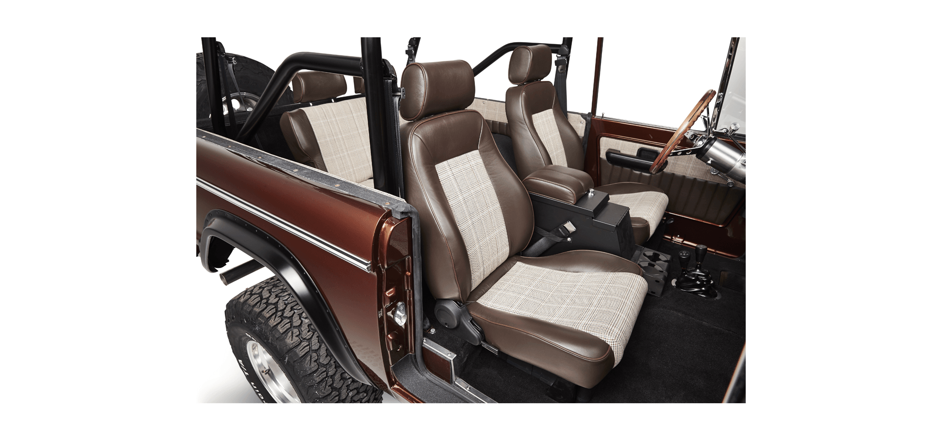 Classic Ford Bronco interior