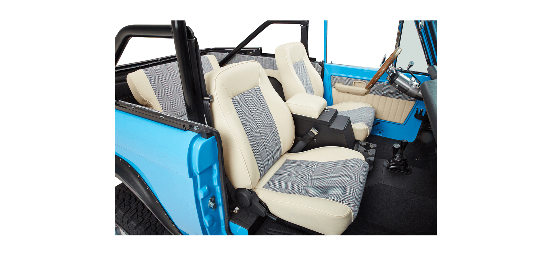 Classic Ford Bronco interior