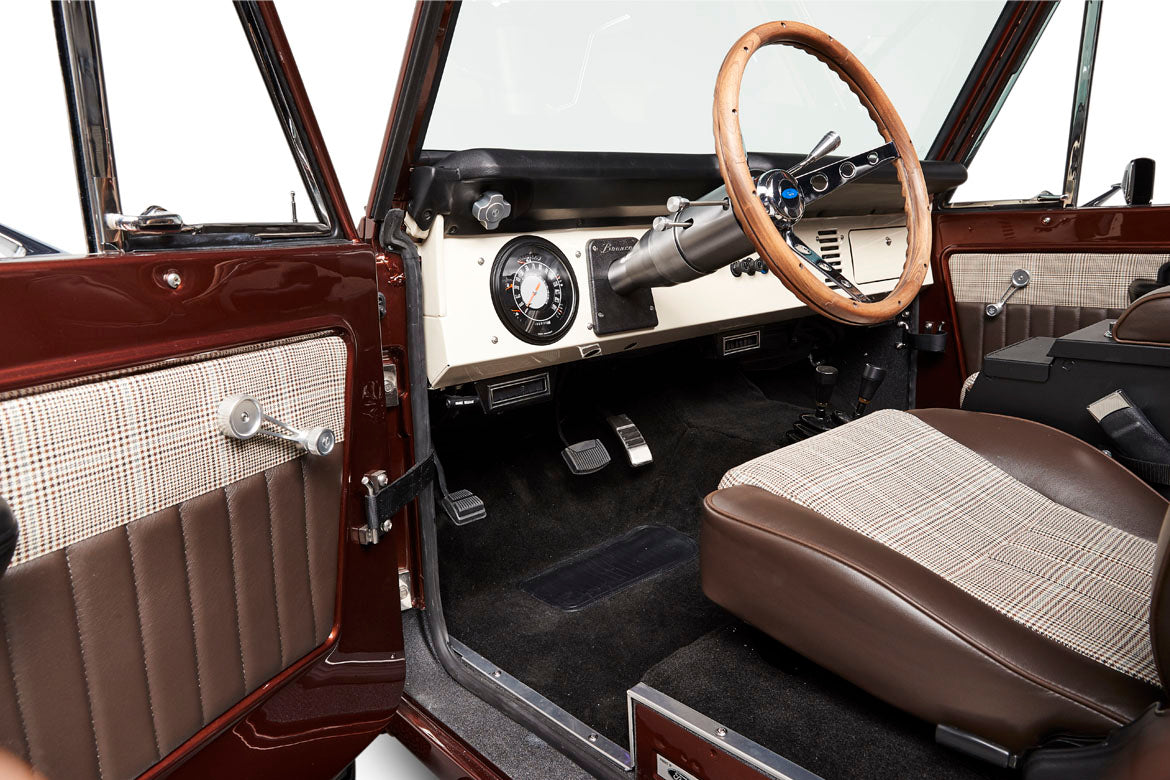 Classic Ford Bronco interior