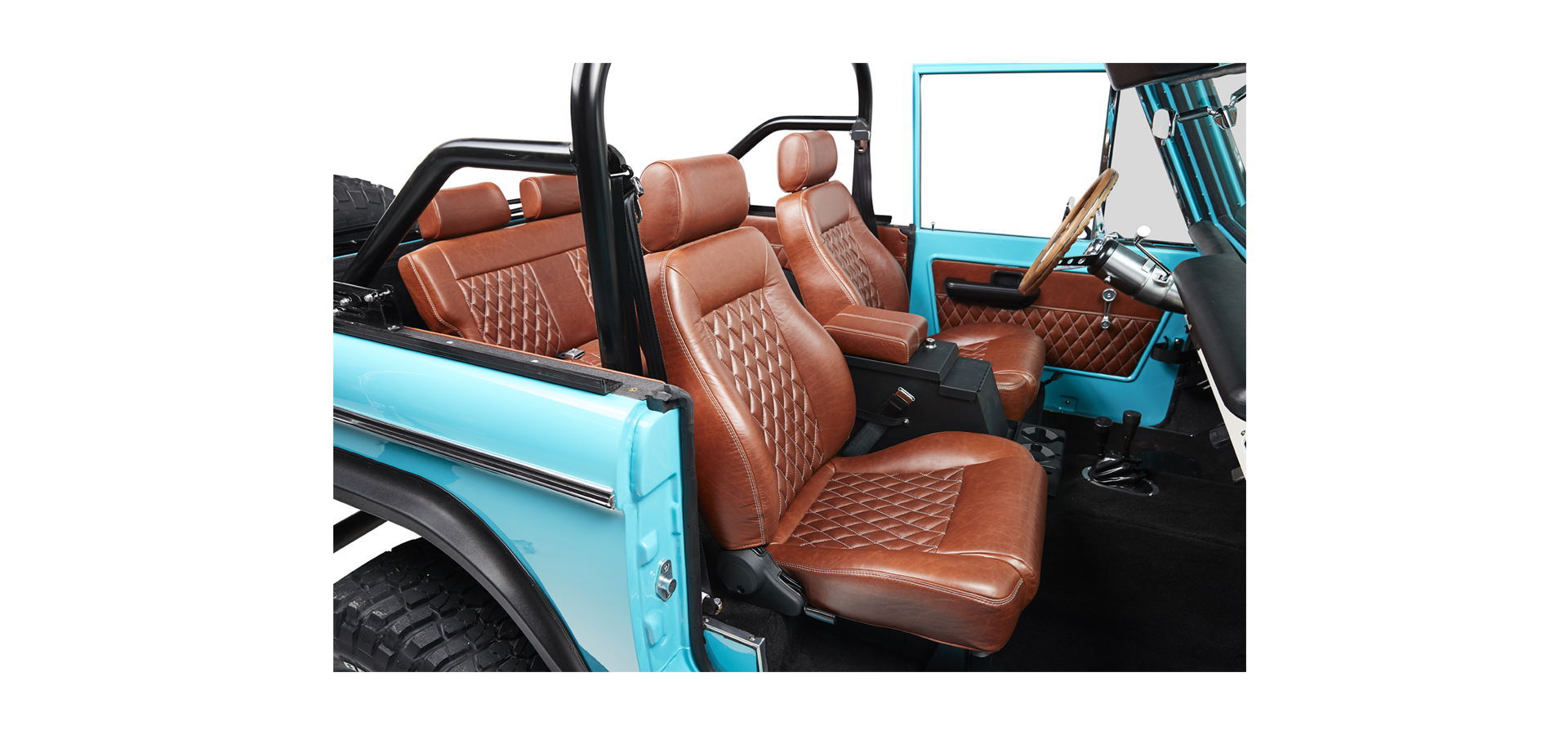 Classic Ford Bronco interior
