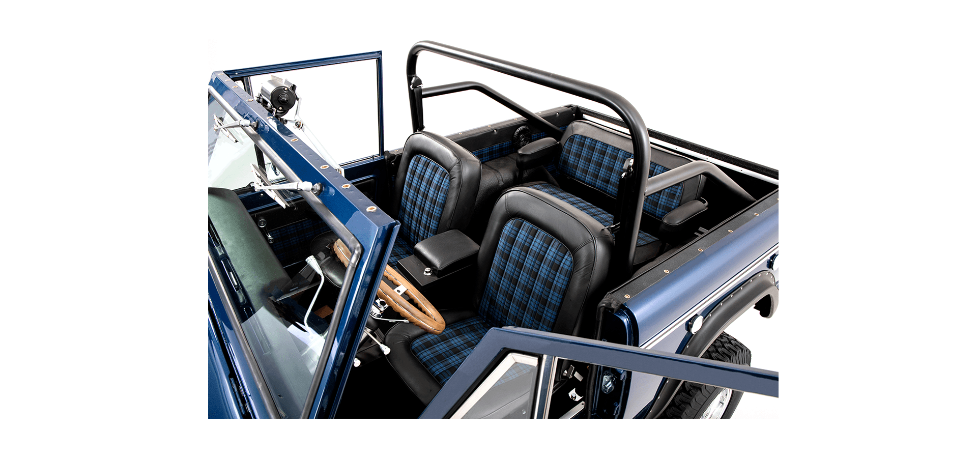 Classic Ford Bronco interior