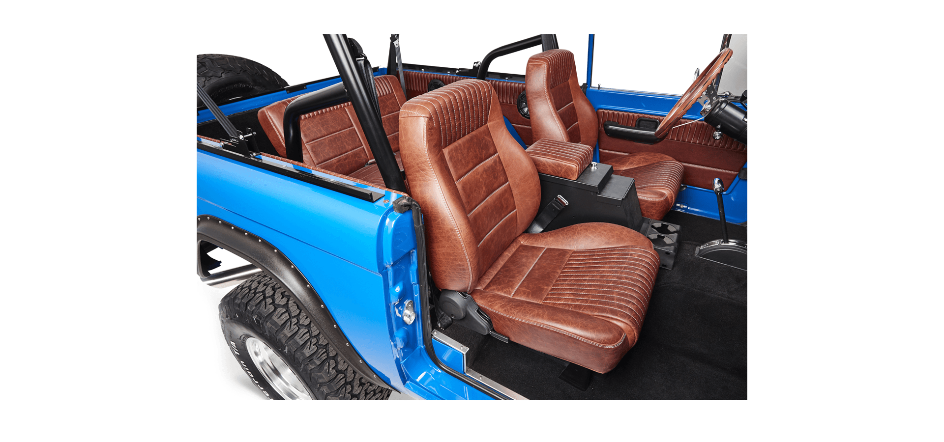 Classic Ford Bronco interior