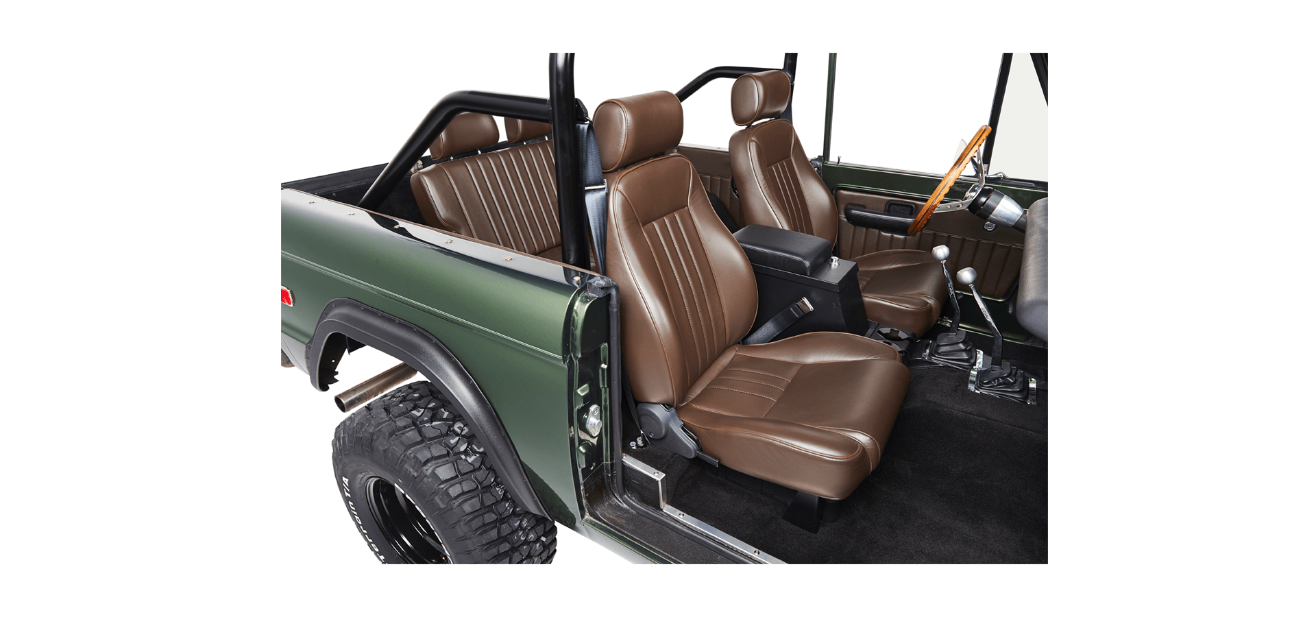 Classic Ford Bronco interior