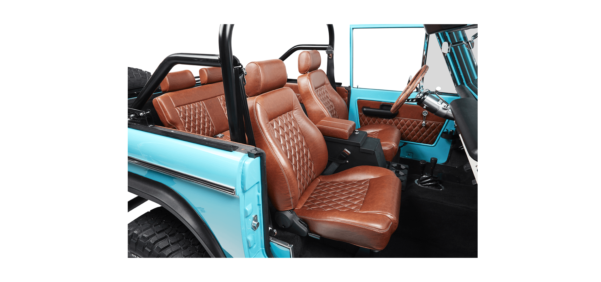 Classic Ford Bronco interior