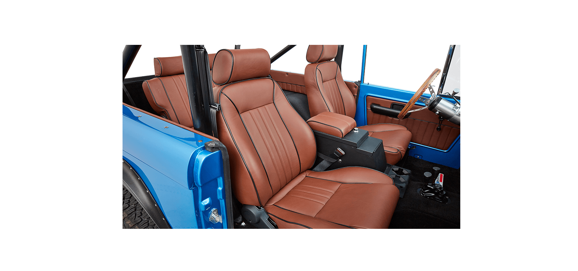 Classic Ford Bronco interior