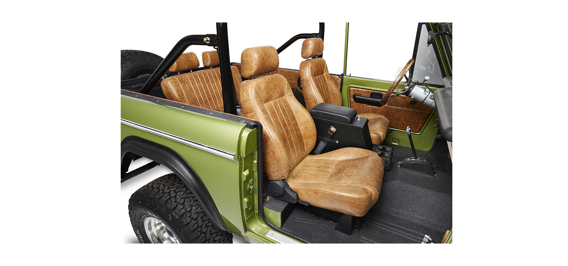 Classic Ford Bronco interior