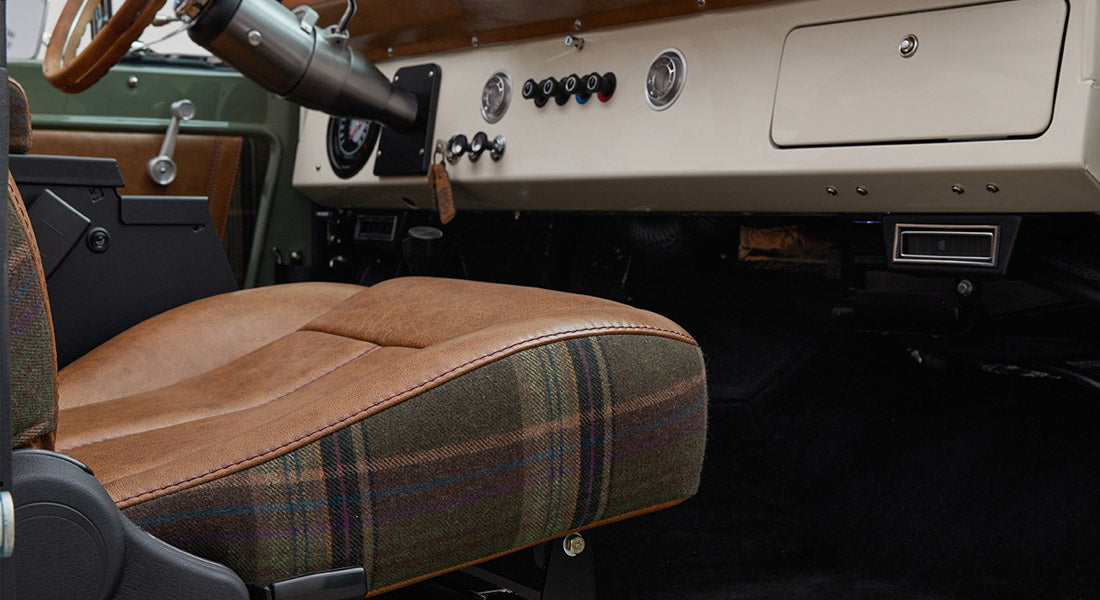 Classic Ford Bronco interior