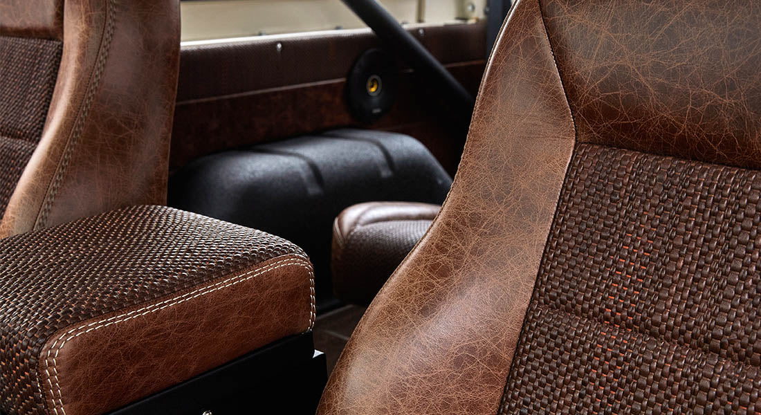 Classic Ford Bronco interior