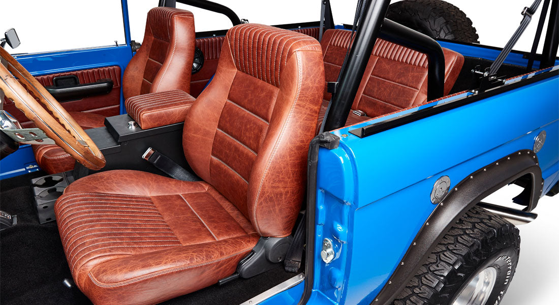 Classic Ford Bronco interior