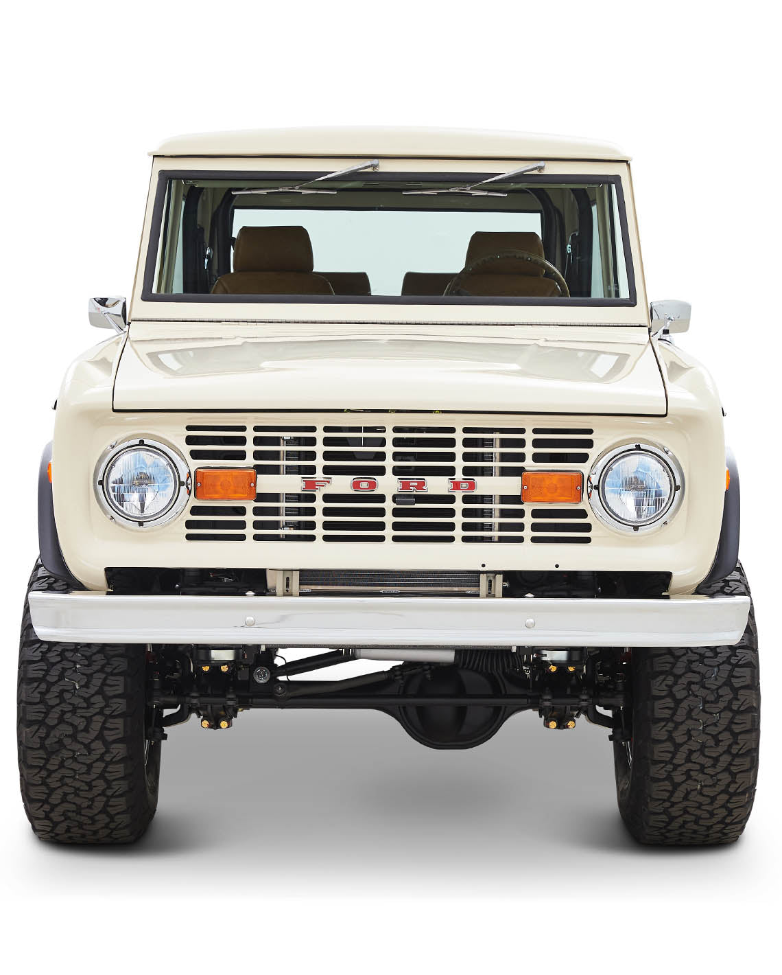 Classic Ford Bronco front view
