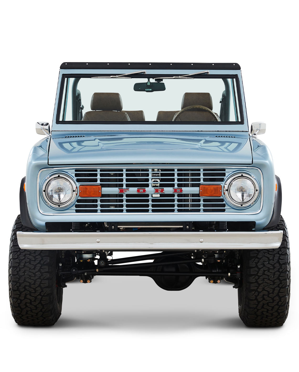 Classic Ford Bronco front view
