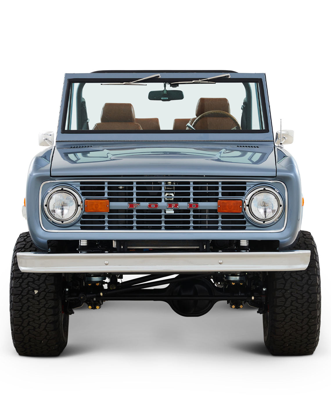 Classic Ford Bronco front view