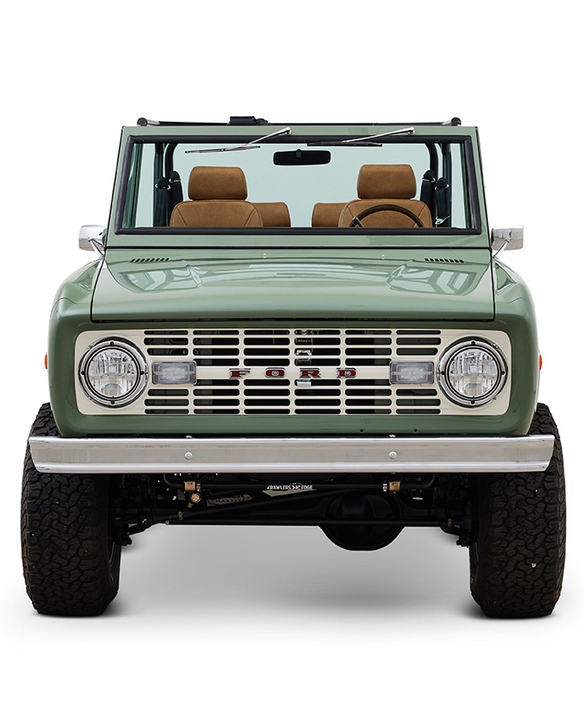 Classic Ford Bronco front view
