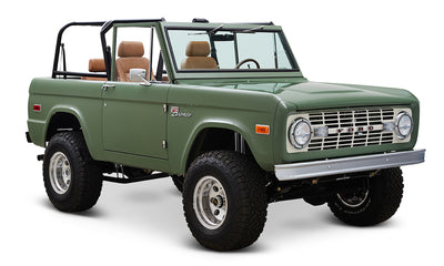 Classic Ford Bronco front passenger-side view