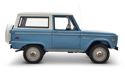Classic Ford Bronco side profile