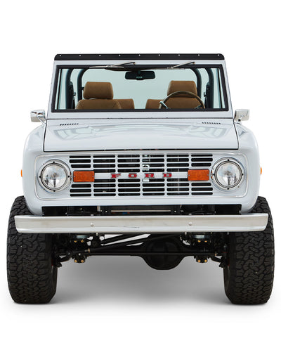 Classic Ford Bronco during a beach story