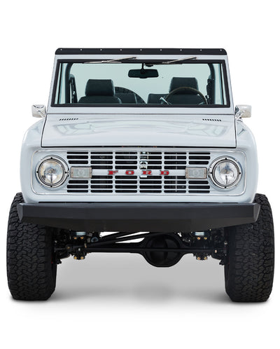 Classic Ford Bronco during a beach story