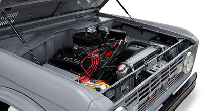 Classic Ford Bronco engine bay