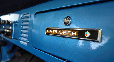Ford Bronco Restored 1976 Brittany Blue 302 v8 with White Hard Top