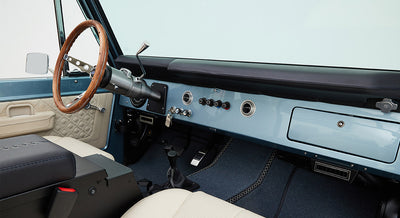 Classic Ford Bronco dashboard