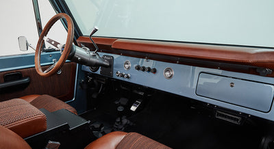 Classic Ford Bronco dashboard