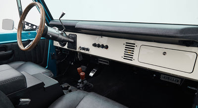 Classic Ford Bronco dashboard