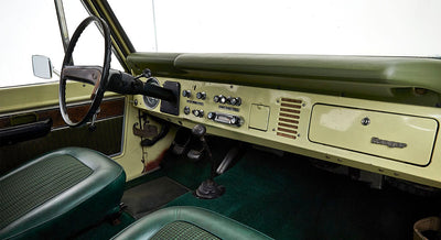 Classic Ford Bronco dashboard