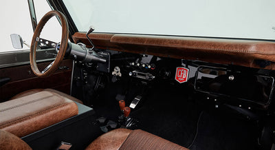 Classic Ford Bronco dashboard