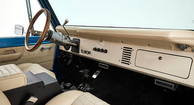 Classic Ford Bronco dashboard