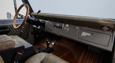 Classic Ford Bronco dashboard