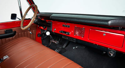 Classic Ford Bronco dashboard