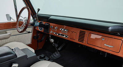 Classic Ford Bronco dashboard