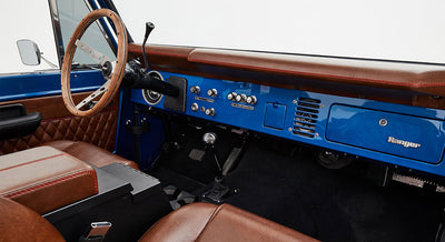 Classic Ford Bronco dashboard