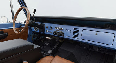 Classic Ford Bronco dashboard
