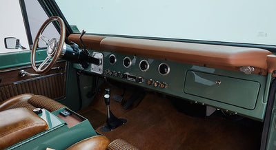 Classic Ford Bronco dashboard