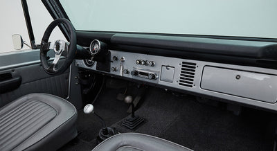 Classic Ford Bronco dashboard