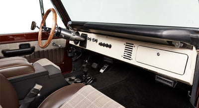 Classic Ford Bronco dashboard