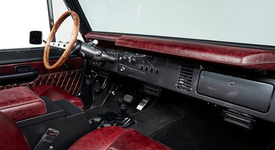 Classic Ford Bronco dashboard