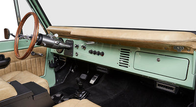 Classic Ford Bronco dashboard