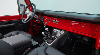 Classic Ford Bronco dashboard