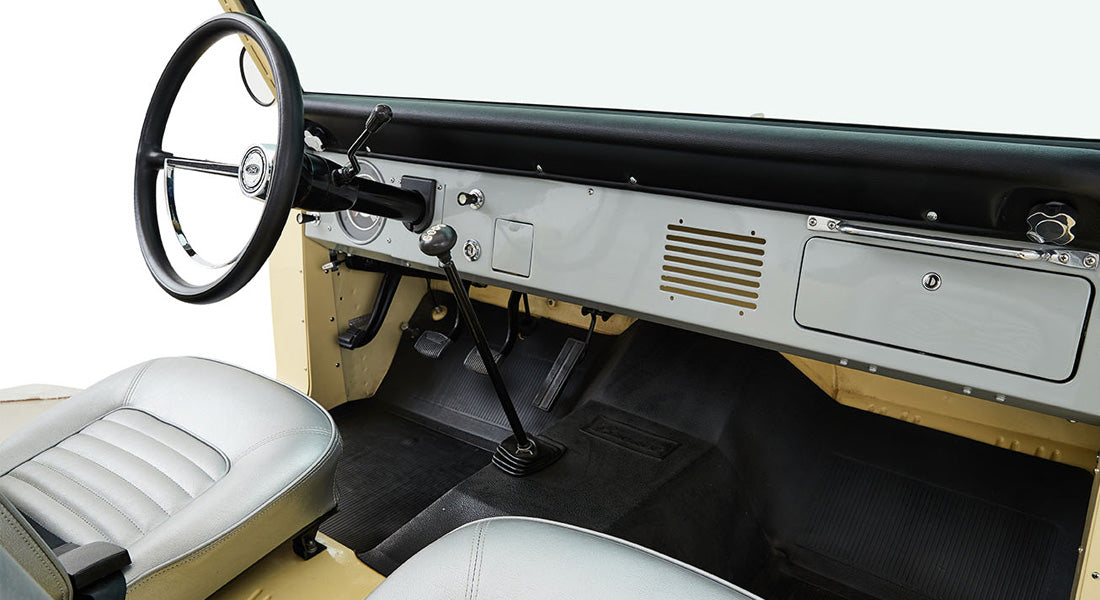 Classic Ford Bronco dashboard