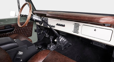 Classic Ford Bronco dashboard