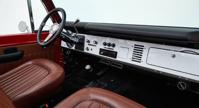 Classic Ford Bronco dashboard